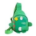 thumbnail image 2 of bolsa cruzada para niños,Bolsa de pecho de dinosaurio Mochila para niños Bolsa cruzada,Regalo de cumpleaños Bolsa para niños Bolsas para niños de dibujos animados de nailon,bolso de verde, 2 of 9