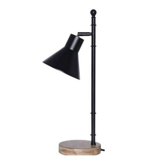 Craftmade Lighting - 1 Light Table Lamp with Adjustable Shade and USB-22 Inches