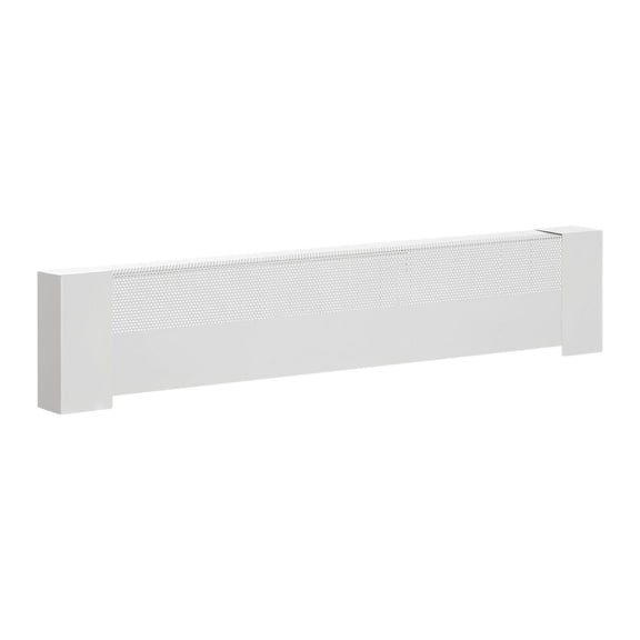Baseboard Heater Cover 3ft - Electric Heater Front Cover Replacement - White Steel - Easy Install - Home Decor Upgrade - Bedroom, Living Room
