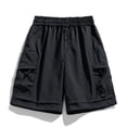 thumbnail image 6 of Women's Hiking Cargo Shorts Lightweight Bermuda Shorts with Multi Pockets for Travel Athletic Golf Casual Black 3XL, 6 of 6