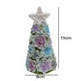 thumbnail image 5 of Male 7 and Female 5(1 pair) Suculento árbol de Navidad de mesa Mini resina suculenta decorativa mediana, 5 of 5