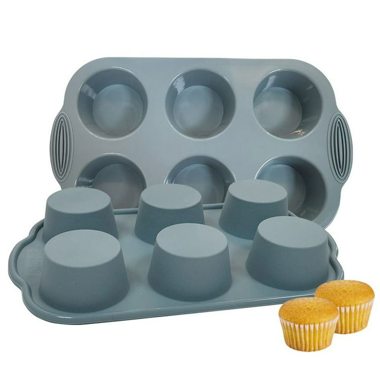 Silicone Cupcake Muffin Mold Silicone-6 cavity