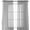 Silver, variant on Solid Sheer Window Drapes, (Set of 2) Multipurpose Sheer Curtains, 40 X 84, Silver