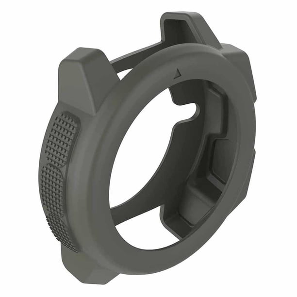 Funda protectora de silicona ligera para reloj inteligente Garmin Instinct (gris)