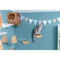 thumbnail image 3 of Offex Contemporary Round Lack Clear Wall Mounted Cat Shelves with Transparent Board, 1 piece, 3 of 7