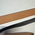 thumbnail image 3 of Gu-cci Black and Red Snake Leather Belt, 3 of 5