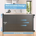 Retractable Baby Gate, 33" Tall, Extends up to 72" Baby Gates Extra