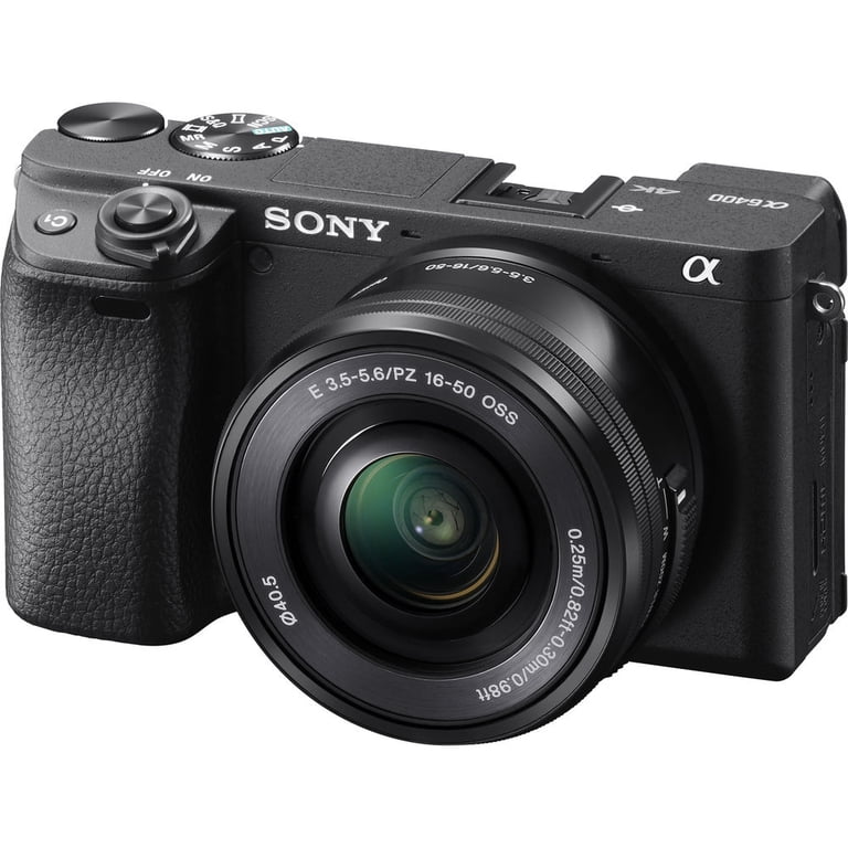Sony Alpha a6400 Mirrorless Digital Camera with 16–50mm Power Zoom