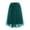 Dark Green, variant on Women's Puff Skirt with Sequin Details, Elastic Waist Flared Mini Skirt, Sparkly Party Skirt for Club, Night Out and Festive Celebrations,Hot Pink,S