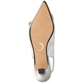 thumbnail image 6 of Journee Womens Paloma Sling Back Pointed Toe Kitten Heel Pumps, 6 of 9