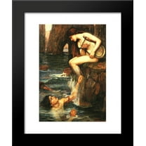 The Siren 20x24 Framed Art Print by John William Waterhouse