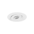 thumbnail image 4 of WAC Lighting Lotos 2" 1-Light Round Adjustable Aluminum Recessed Kit in White, 4 of 5