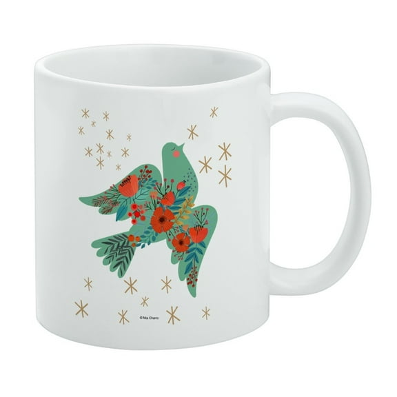 Peace Dove at Christmas White Mug