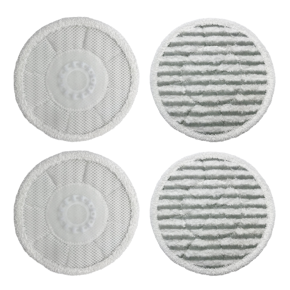 VACUSHOP 4-Pack S7000 Pads Replacement Steam Mop Pads Compatible with Shark S7020 S7001 S7001TGT S7000 Series Mop Pads, Steam & Scrub All-in-One Hard Floor Steam Mop - image 1 of 10