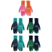 Expert Gardener Women's 5 Pair Nitrile Garden Gloves, Large