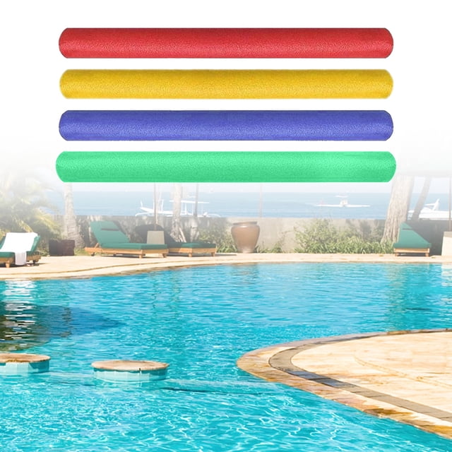Cheers US Pool Noodles Tubo de espuma flotante para piscina, fideos de espuma huecos duraderos para piscina, barra de espuma para piscina de colores brillantes