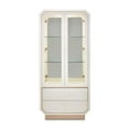 thumbnail image 6 of Michael Amini La Rachelle Display Cabinet with LED Lighting - Champagne Ivory, 6 of 12