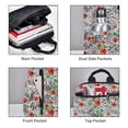 thumbnail image 3 of Yiaed Roses Mixed Zebra 1 Print Lightweight Backpack Travel Backpacks Hiking Daypack for Women Men, 3 of 5