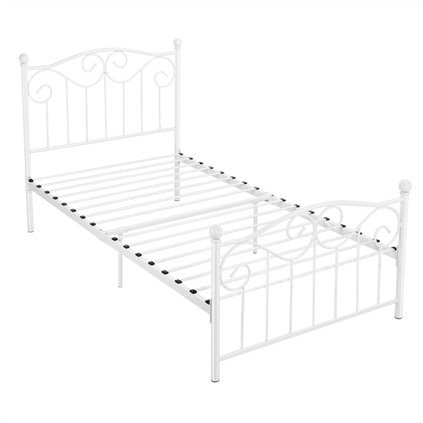 canopy metal twin bed frame