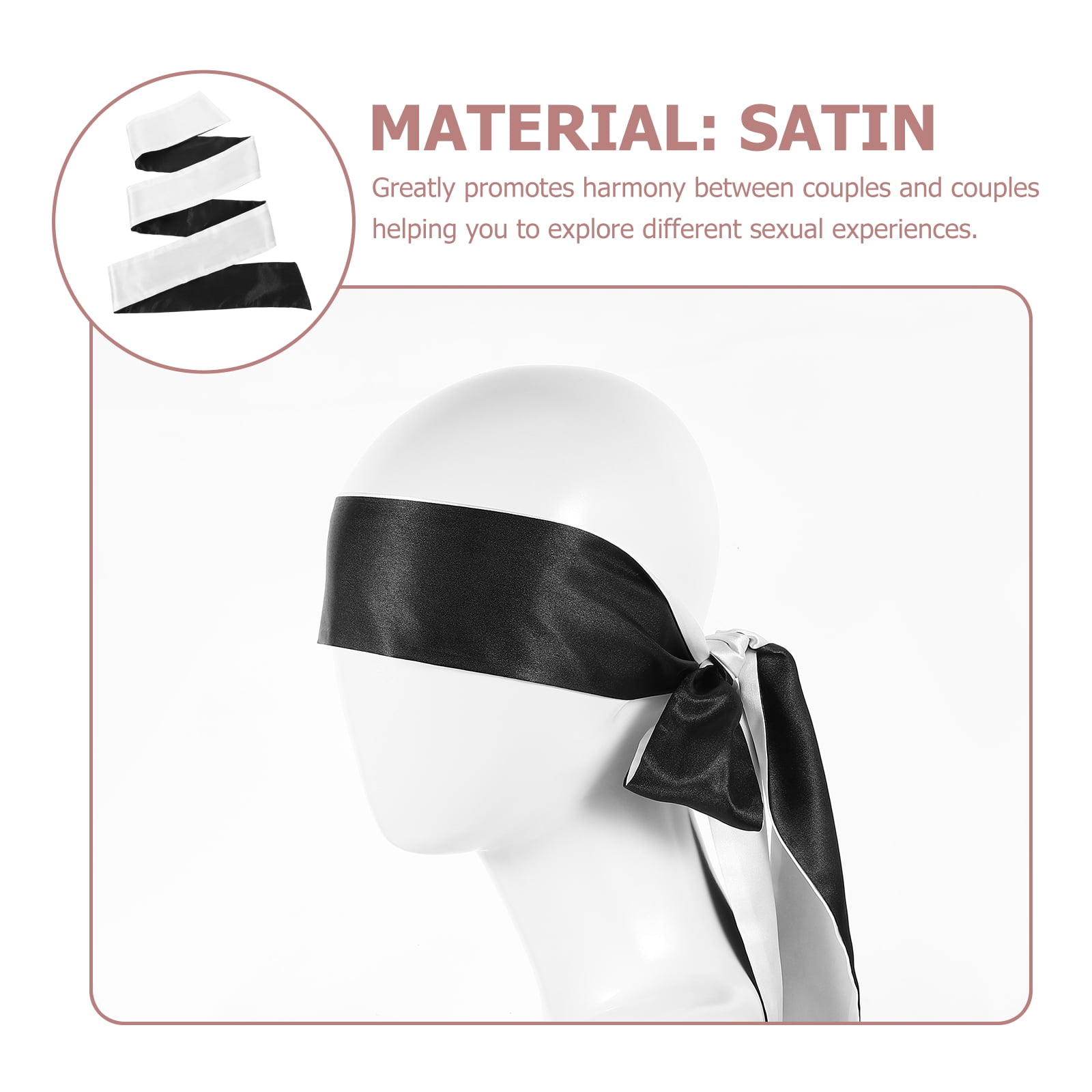 Durable Universal Blindfold Eye Mask Sexual Wellness Sexy Silk