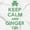 White, variant on Keep Calm Ginger On St Pattys Humor Long Sleeve TShirt Men Women Brisco Brands S