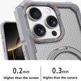 thumbnail image 4 of ShellTech Compatible with iPhone 16 Pro Max PC+TPU Magnetic Case with Kickstand, Slim Shockproof Back Cover with Air-Cushion Corners, Anti-Scratch Grip Heat Dissipation,Black, 4 of 9