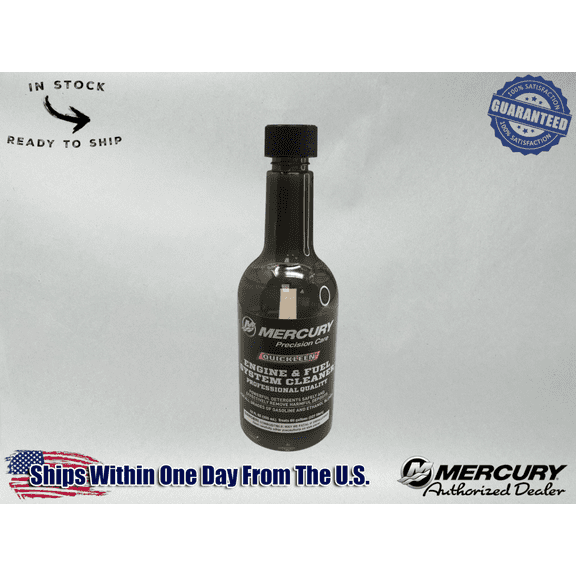 Mercury OEM Quickleen Engine and Fuel System Cleaner 12 oz. 92-8M0047931