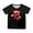 Black, variant on Hiijoy Toddler Girls Valentine's Day T Shirt Short Sleeve Graphic T-Shirt, Sizes 3-13