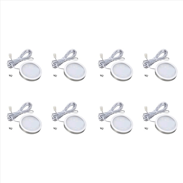 8X 12V Led Luz Rv de Remolque Techo Interior Abajo Lámpara de Techo Cálido