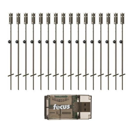 Cuddeback Genius Post Mount 2-Pc Trail Camera Holder (16-Pack) & USB Card Reader