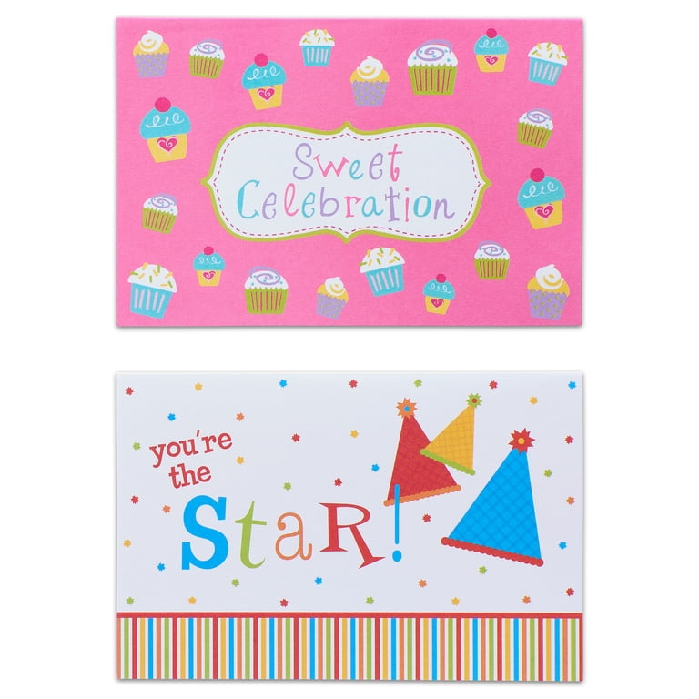 American Greetings Fun Happy Birthday Cards, 12-Count, Envelopes Included -  Walmart.com
