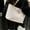 White_Base#70, variant on Qaailabf Deer Design Women's Handbag Vintage Style Shoulder Bag Tote with Large Capacity - PU Leather Crossbody Purse for Work Travel Shopping - Brown Black White Khaki Red