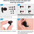 thumbnail image 4 of Tapones para los oídos para dormir Tapones para los oídos con cancelación de ruido Tapones para los oídos de silicona súper suaves con 6 pares de almohadillas para los oídos, 4 of 5