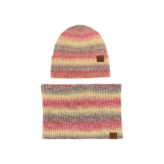 Prolriy Beanies Hats Men Men Women Winter Hat Warmer Scarf Set Warmer Neck Thick Knit Hat Set Winter Hats for Women A