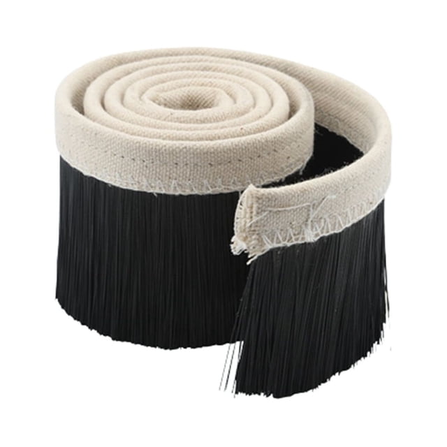 Scienceny Cepillo de carpintería, cepillo de pelo plegable para polvo, piezas de limpiador duraderas, accesorios de repuesto para limpieza Herramientas eléctricas Negro Ancho 70mm-2m