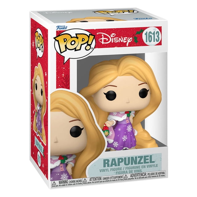 Figura Coleccionable Funko Pop Disney Princesas Holiday Rapunzel 1 Pieza