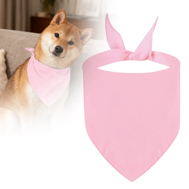 Versatile Absorbent Towel Scarf and Bib for Cats and Dogs Adjustable Triangular Pet Neckwear