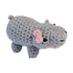 thumbnail image 1 of Ruifaya Lindos adornos de animales de dibujos animados tejidos a crochet con hipopótamo hechos a mano y de moda, 1 of 7