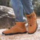 thumbnail image 5 of Térmicas para Nieve Botines Informales Invierno Zapatos Descalzos Caña Alta Botas Descalzas Antideslizantes Forrados Piel Ligeros Senderismo Y Escalada, 5 of 9