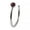Pink, variant on Fake Piercing Stainless Steel Nose Hoops Body Delicate Jewelry Gifts Simple Ring -Pink