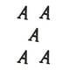 thumbnail image 1 of Injueey Letras de metal fáciles de instalar Números de casa Decoración de puerta de amplia aplicación Fácil de instalar B17--A Type2 NO2, 1 of 6