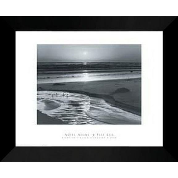 FrameToWall - Ansel Adams FRAMED Art Print 20x24 "Birds on a Beach"