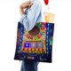thumbnail image 4 of Rock Paper Scissors Bolso de tela con estampado de lienzo para mujer, bolsa de compras reutilizable y estética, con cremallera interior, regalo para mujer,38*45cm., 4 of 6
