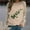 Sweatshirts-Khaki, variant on St Patrick's Day Shirt Women Long Sleeve Clover Graphic Sweatshirts Holiday Comfy Crew Neck Tunic Blouses St Paddy's Day Outfits 2026