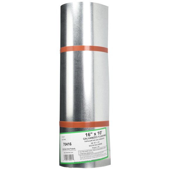 Tapajuntas Amerimax Home Products 70416 galvanizadas, 16 x 3 m