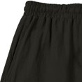 thumbnail image 4 of Delconic Mens Casual Cotton Linen Two Piece Set Long Sleeve Collared Pullover Top and Drawstring Straight Leg Pants Outfit Black S, 4 of 6