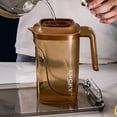 thumbnail image 5 of 2L Large Capacity Cold Water Dispenser - Plastic Refrigerator Pitcher with Faucet for Iced Tea, Fruit Infusions & Beverages - Leak-Proof Design - 13x21x19.5cm (5.1x8.3x7.7in), 5 of 7