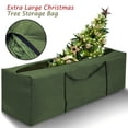 thumbnail image 2 of Homeya Large Christmas Tree Storage Bag Xmas Decor Container, Fits Up to 9ft Artificial Christmas Tree with Carry Handles & Dual Zippers, Green, 2 of 8