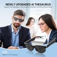 thumbnail image 2 of TETSELF 2 PCS AI-powered Bluetooth Glasses: Translate 150+ Languages, Hands-Free Calling, HD Sound, 35g Lightweight Unisex Design, Long Battery Life, 2 of 7