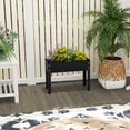 thumbnail image 2 of Amijoy Raised Garden Bed w/ Metal Legs, Low Height Elevated Gardening Container w/ Drainage Hole For Vegetables, Indoor Outdoor Planting Box, 2 of 7
